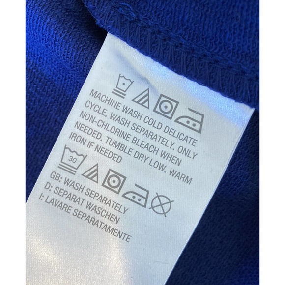 Isaac Mizrahi Live Open Front Cardigan Size XL Women’s Navy French Terry - Picture 4 of 8